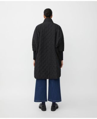 Women's Tilda Long Sleeve High Neck Long Coat