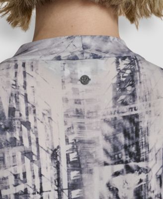 Petite Long Sleeve Wrap Top