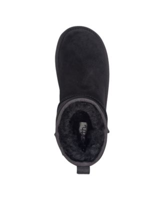 Women's Wonders Round Toe Casual Cozy Ankle Booties