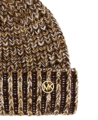 Women's Plaited Marl Cuff Beanie