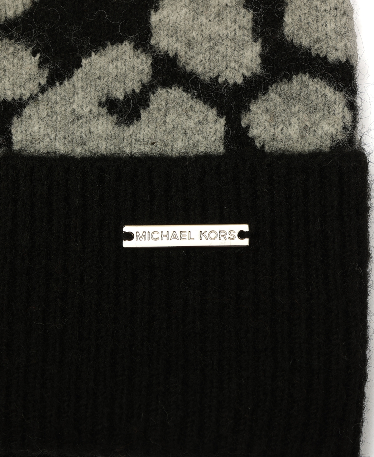 Michael Kors Women's Leopard Crown Cuff Beanie