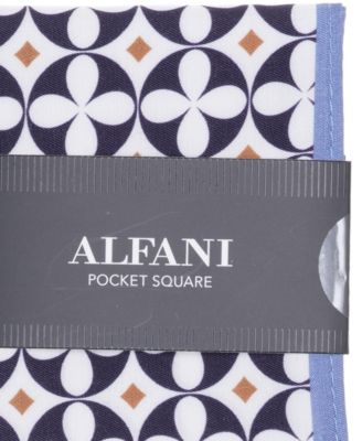 Men's Marrone Medallion Pocket Square, Macy's Exclusive
