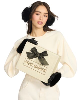 Women's 2-Piece Snake Band Earmuff and Gloves Gift Set