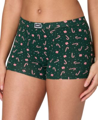 Women's 4-Piece Boxer Brief Underwear Assorted Bonus Pack