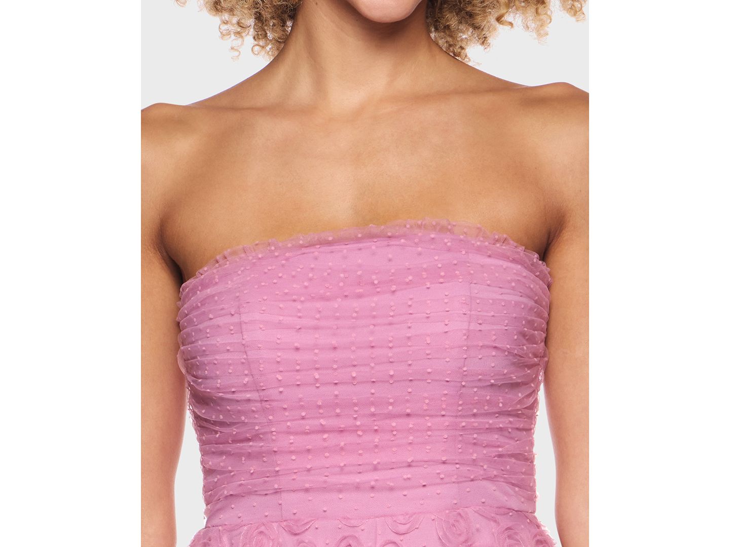 Женское платье Alex & Sophia Juniors' Pleated Bodice Strapless Party, цвет: Синий — фото 11