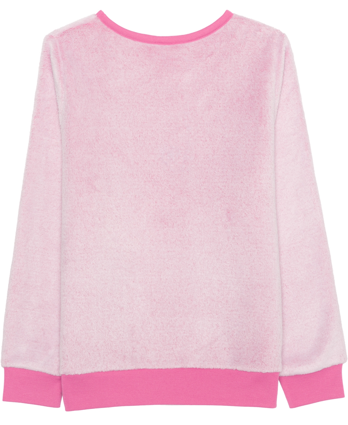 Hello Kitty Girls 7-14 Long Sleeve Debossed Pull-on Sweater In Pink