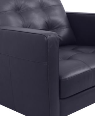 Pezley 39&amp;quot; Leather Armchair