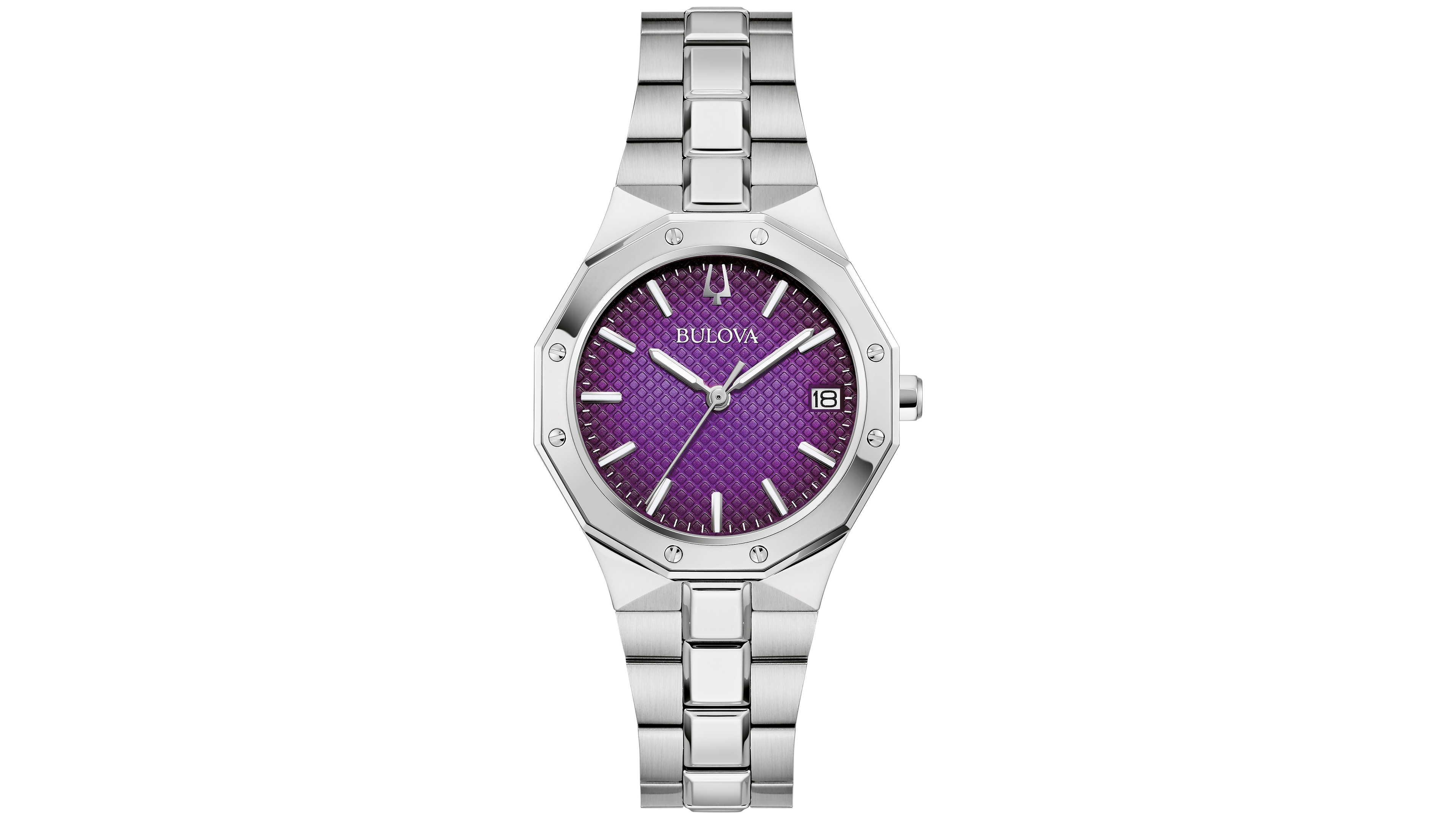 Bulova Women's Classic Silver-Tone Stainless Steel Bracelet Watch, 32mm
