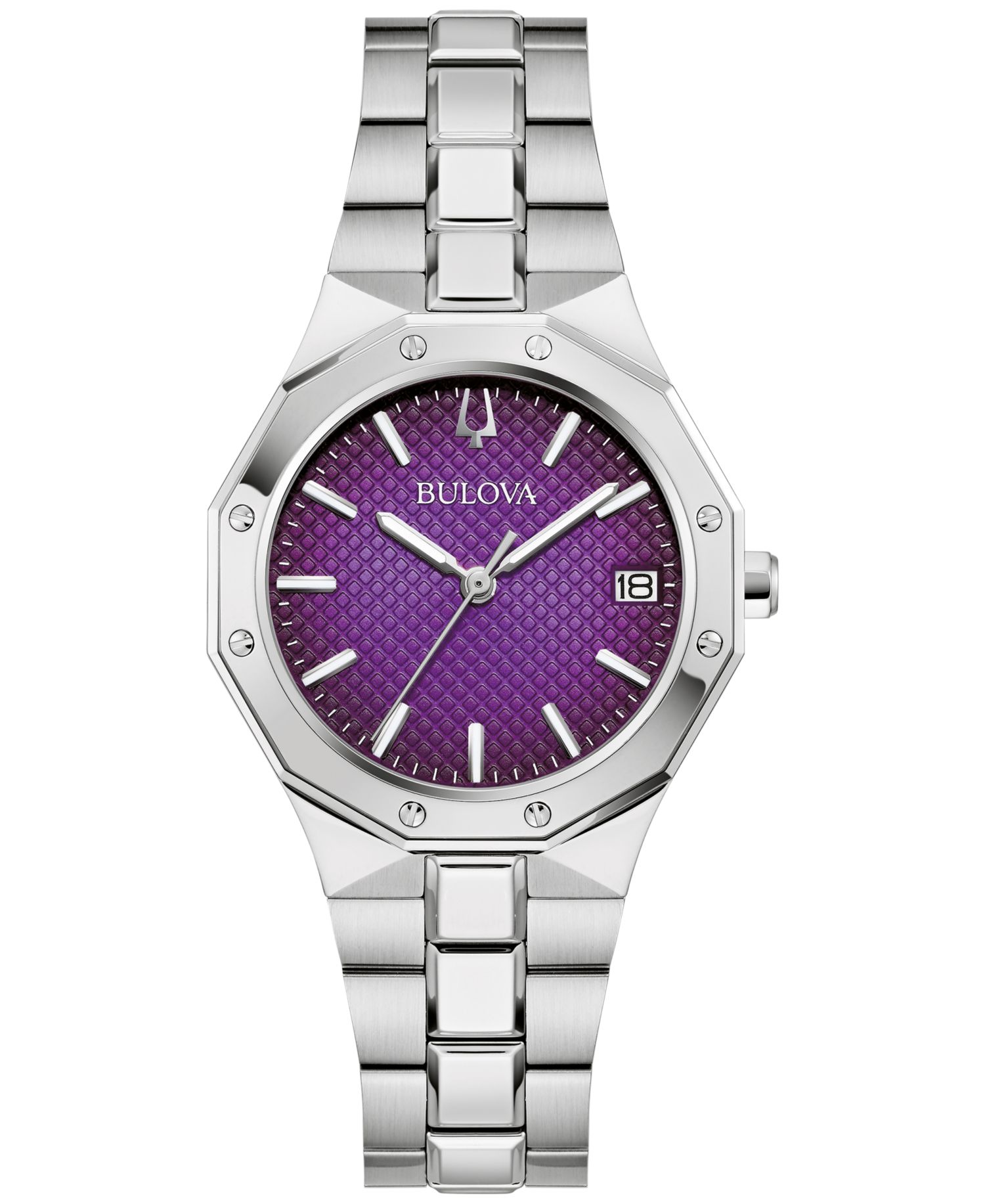 Women's Classic Silver-Tone Stainless Steel Bracelet Watch, 32mm