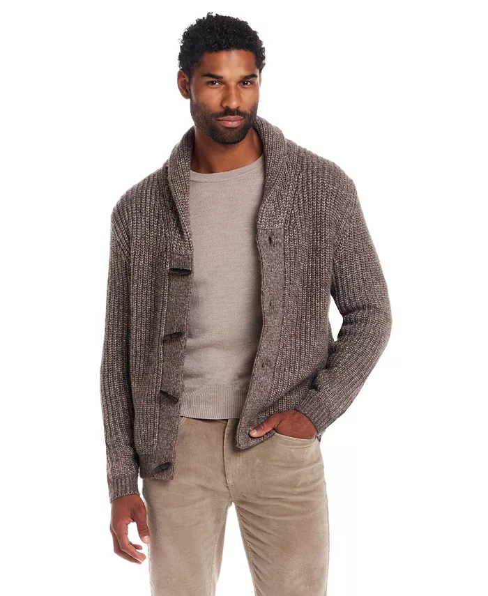 Men's Mixy Shawl Collar Cardigan Sweater - thumbnail 2