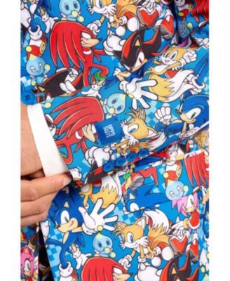Men's Suit - Theme Party Suit - Sonic the Hedgehog - Multicolor