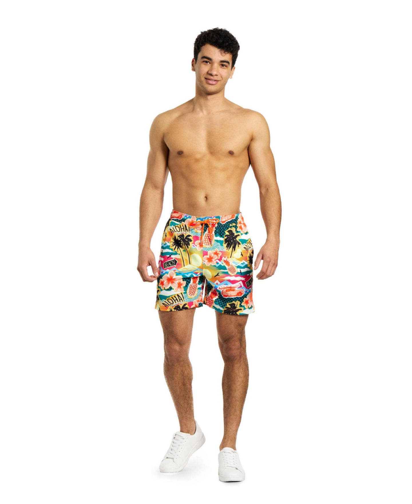 Пляжные шорты для мужчин — OppoSuits, цвет: Разноцветный, вариант 1 — фото 9