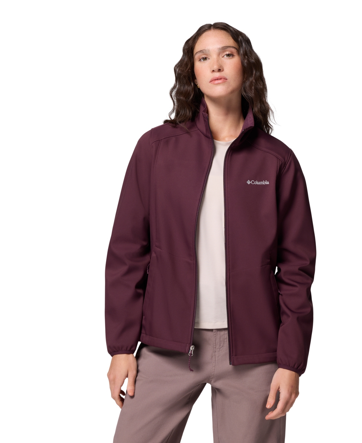 Columbia Women's Kruser Ridge Iii High Collar Softshell Jacket In Brown