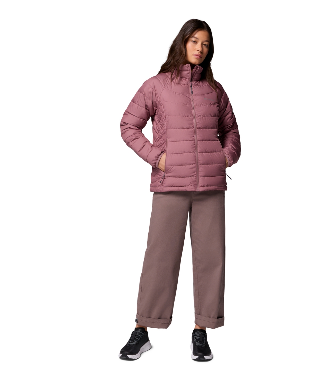 Columbia Women's Powder Lite Ii Full Zip Jacket In Pink