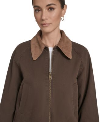 Women's Front Zipper Barn Jacket