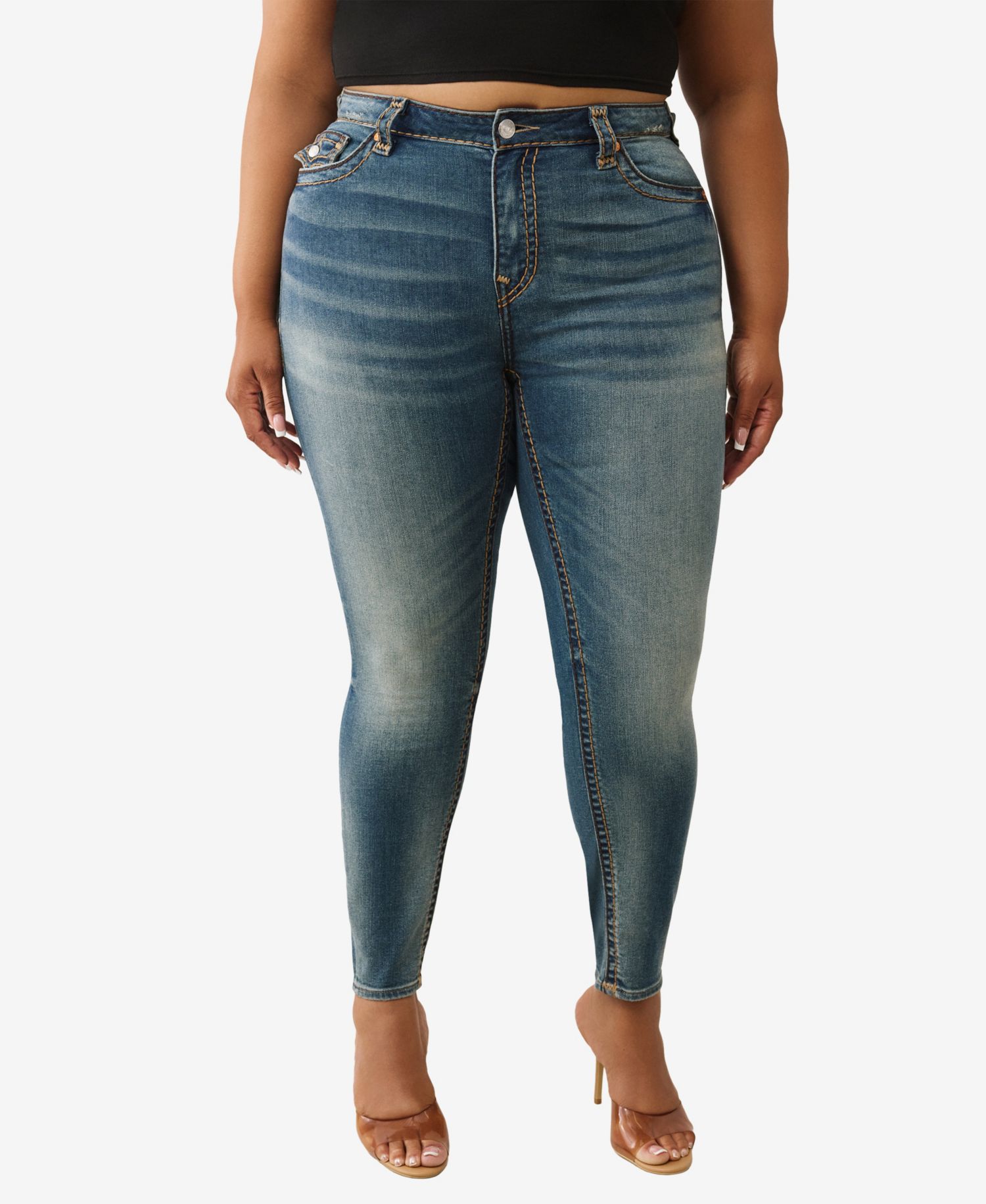 Women's Jennie Skinny Super T Flap Jeans