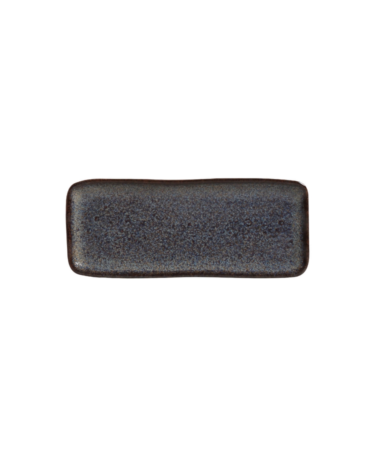 Porto Brasil 8.6" Stoneware Rectangular Platters, Set Of 4 In Brown