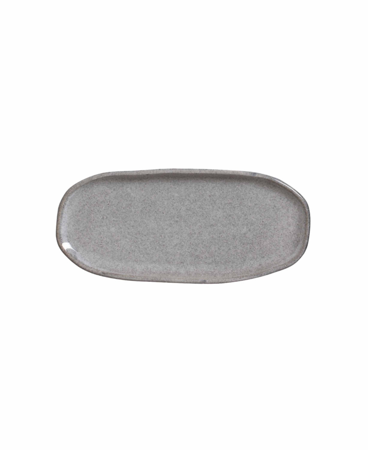 Porto Brasil Medium Shallow 9" Oval Platters, Set Of 4 In Gray