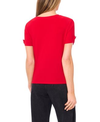 Women's Short Sleeve Knit Top