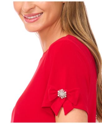 Women's Short Sleeve Knit Top