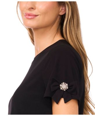 Women's Short Sleeve Knit Top