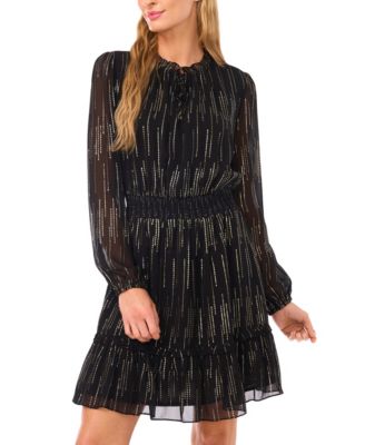 Women's Balloon Sleeve Raglan Pull-On Dress