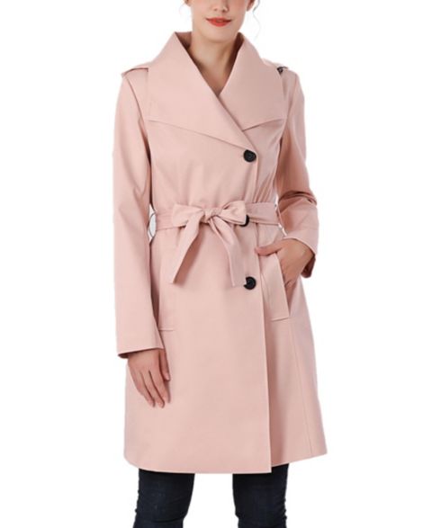 Женские куртки kimi + kai Wing Collar Hooded Trench Coat