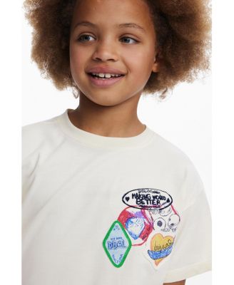 Boys Boys's T-shirt with embroidered patches