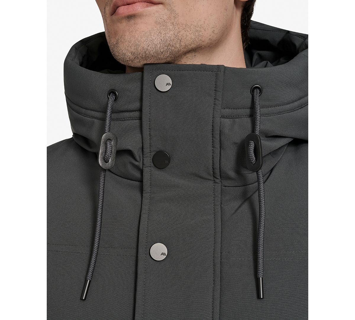 Marc New York Men's Rummel Core Hooded Stadium Coat In Green