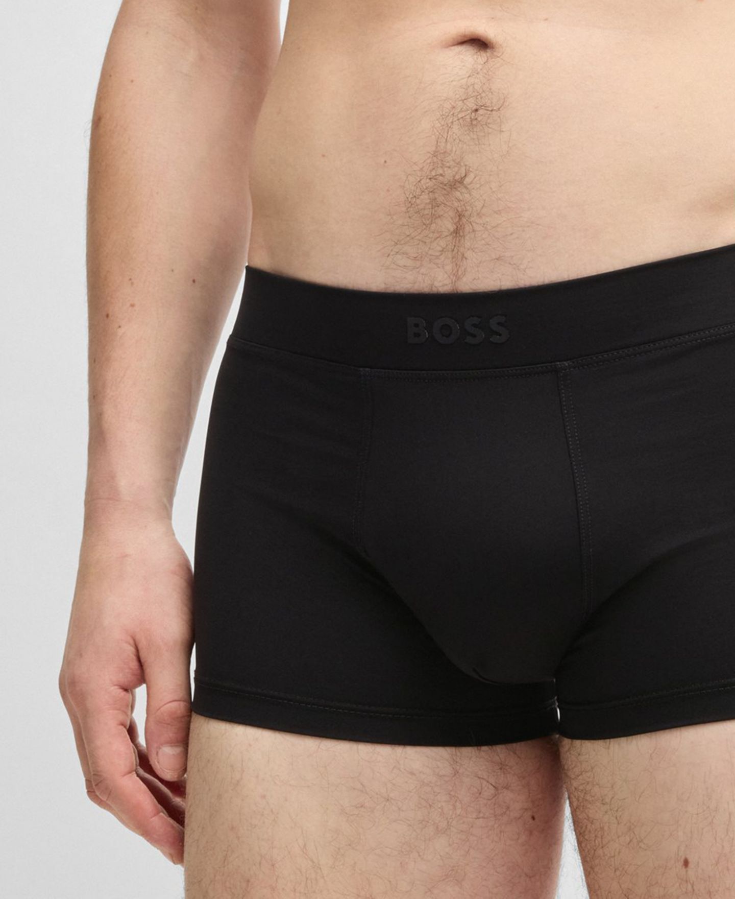 Бельё Single для мужчин, микрофибра — Hugo Boss, цвет: Чёрный — фото 3