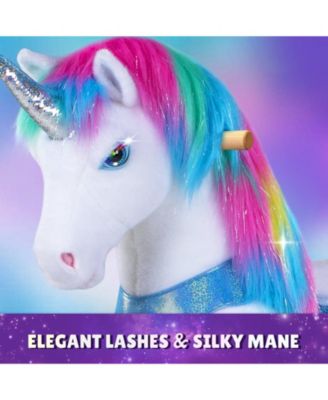 Model Y Rainbow Unicorn Rideable Toy for Age 4-7