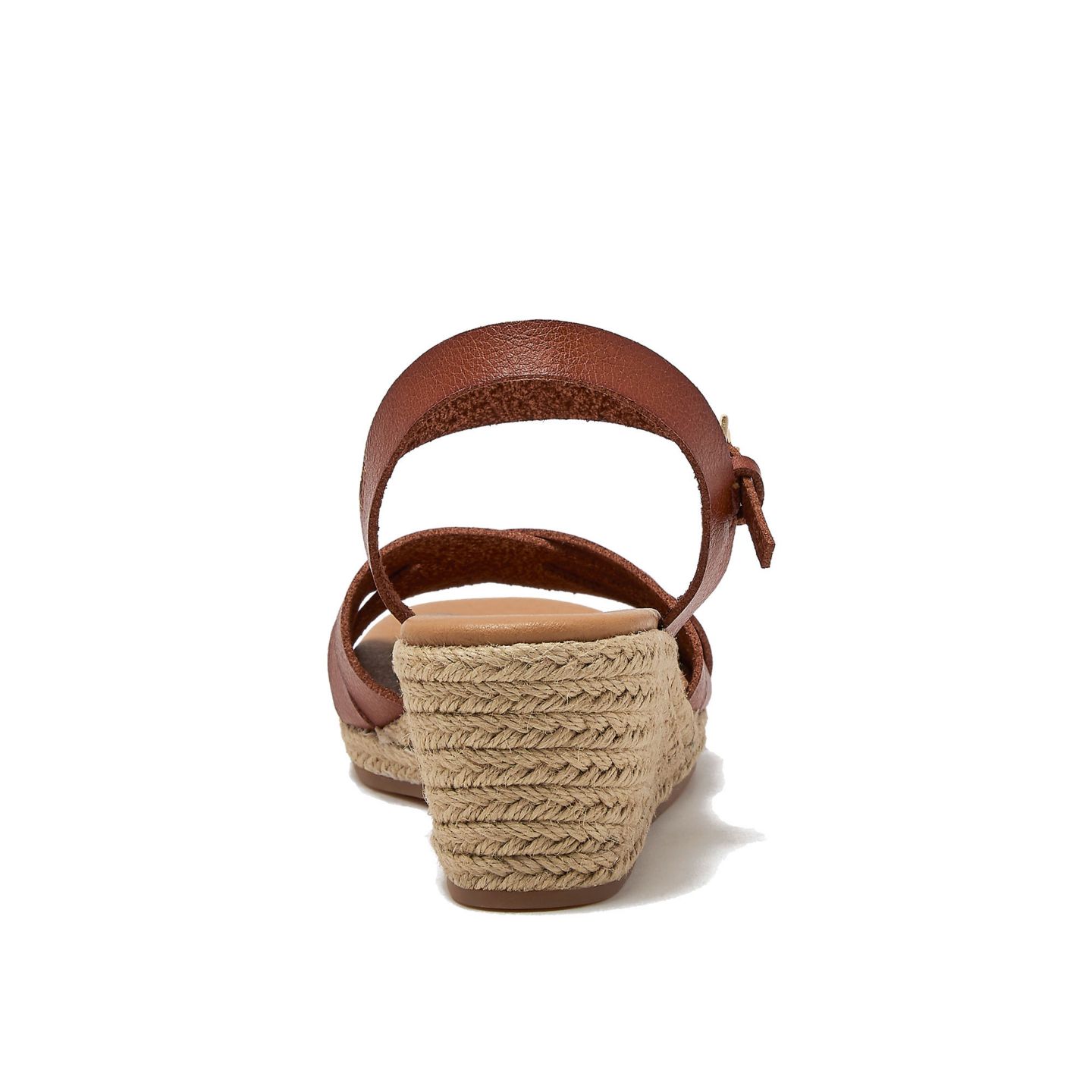 Женские сандалии Lands' End Espadrille Wedge, цвет: Коньячный — фото 4