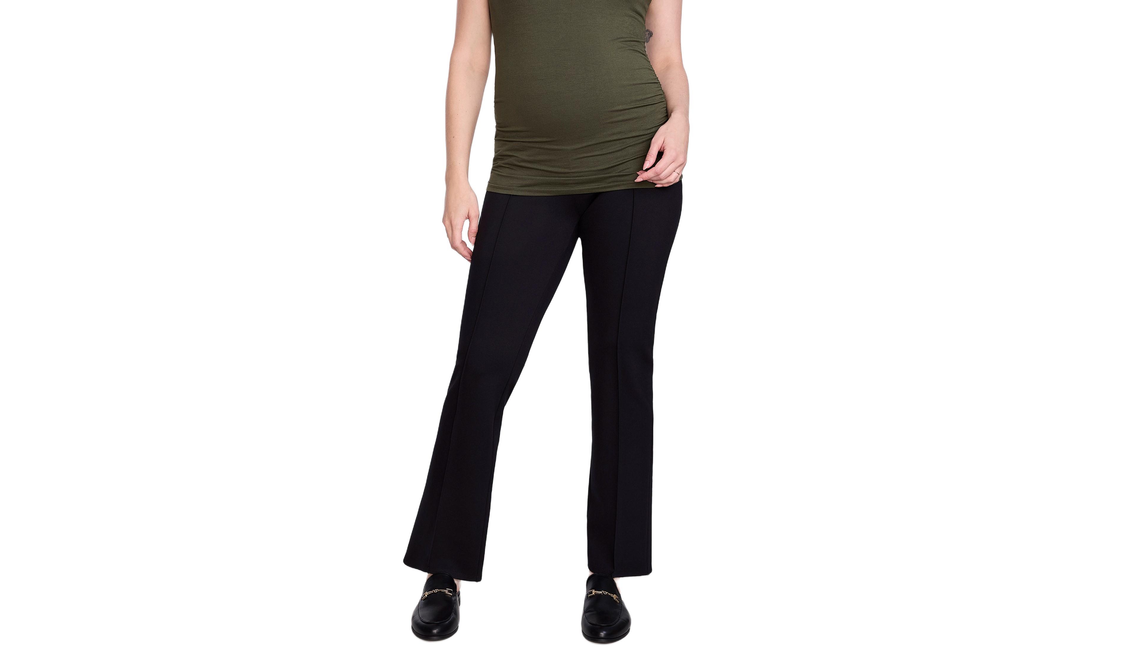 Motherhood Maternity Women's Secret Fit Over the Belly Full Length Ponte Pant - Motherhood