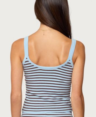 Women's Lillian Striped Knit Tank Top