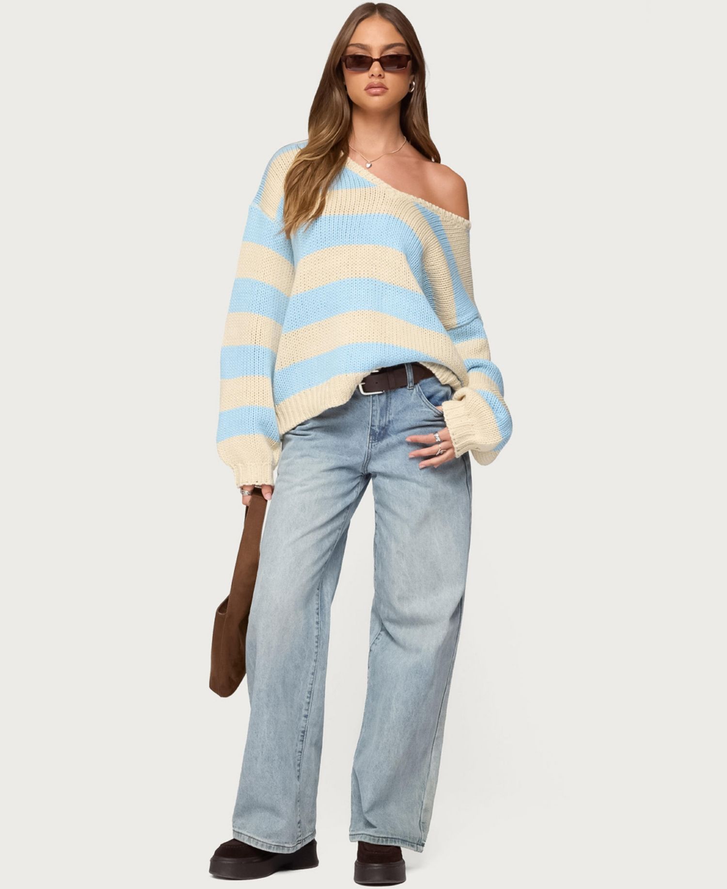 Women's Tracie Striped Oversized Sweater