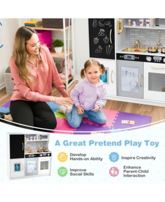 Toddler Pretend Play Kitchen for Boys and Girls 3-6 Years Old
