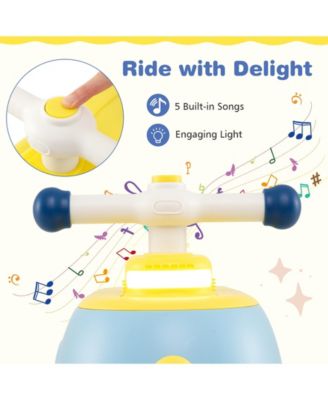 Toddler Ride on Toy with Trailer and Light Music