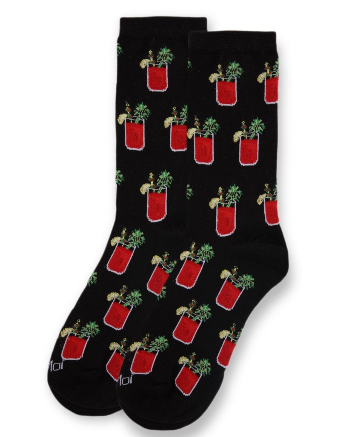MeMoi Women's Bloody Mary Delight Crew Socks