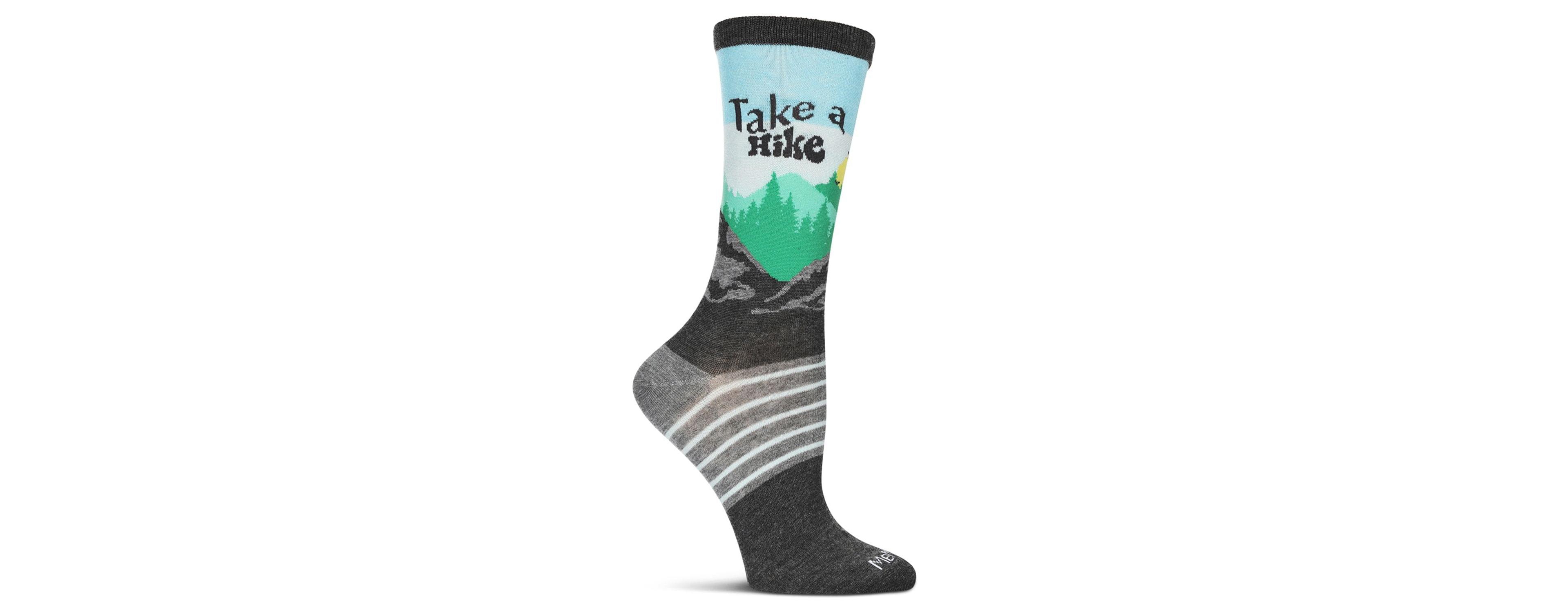 MeMoi Women's Take A Hike Rayon From Crew Socks