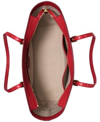 Michael Kors Quinn Large Pebbled Leather Tote Bag