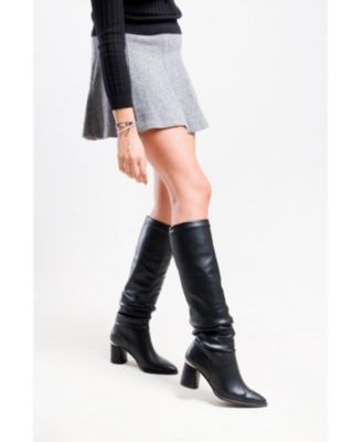 Women's Vianella Block Heel Knee High Boot