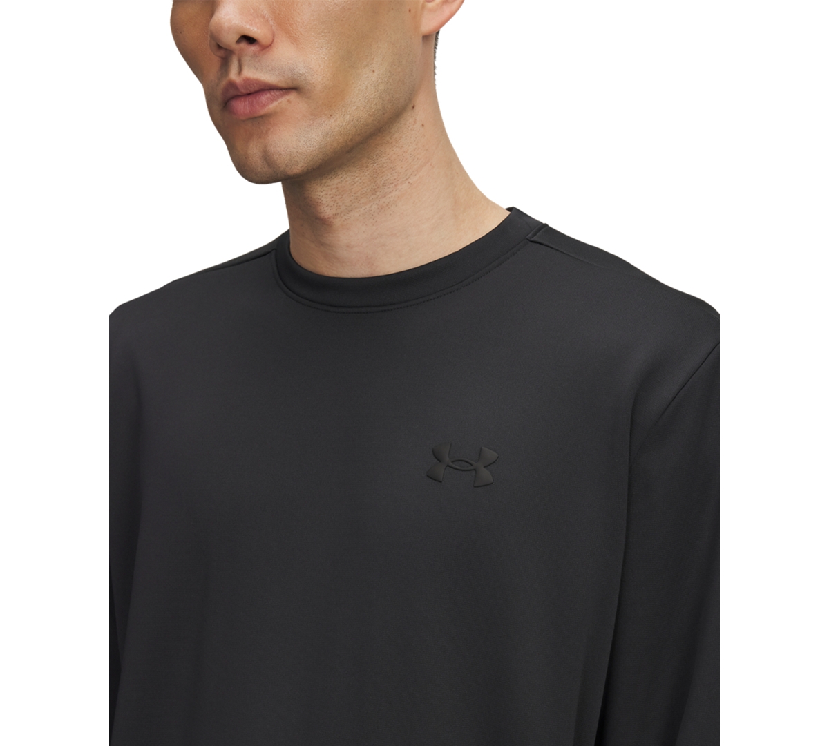 Under Armour Men's Crewneck Sweatshirt In Black