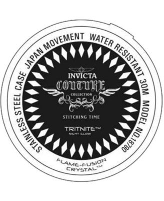 Women's 18790 Angel Quartz Chronograph White Dial Watch