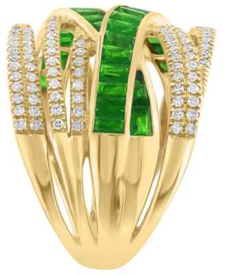 Diamond (3/8 ct. t.w.) and Multi-Gemstones (1-3/4 ct. t.w.) Ring in 14k Yellow Gold (also in Rose Gold and White Gold)