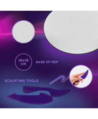 OKTO Air-Dry Clay 3D Painting Kit – 3D Cockatoo (11.4 x 11.4 in)