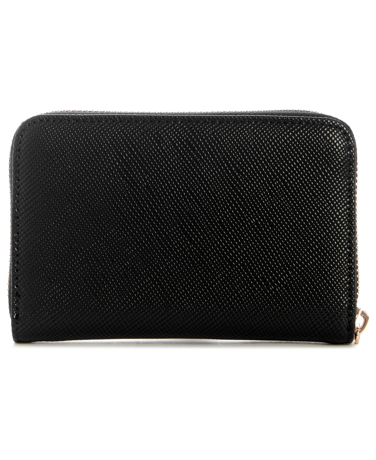 Guess Laurel Medium Zip Around Wallet In Black