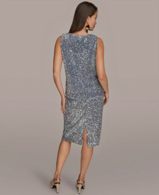 Women's Embellished Sequin Scoop Neck Camisole Top