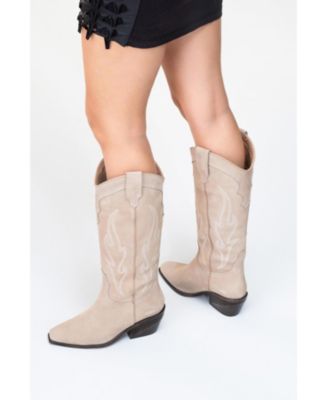 Pietro Leather Western Knee High Boot (Women