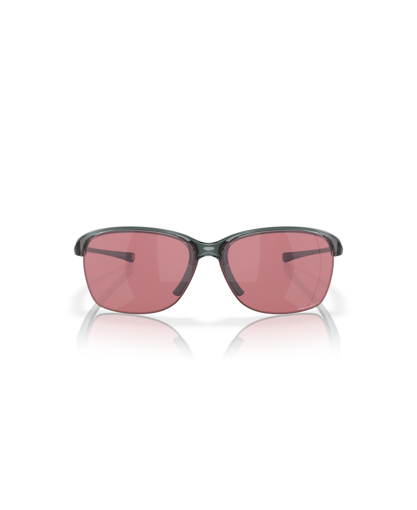 Женские солнцезащитные очки Oakley Rectangle Sunglasses, Unstoppable OO9191, цвет: Прозрачный чёрный — фото 2
