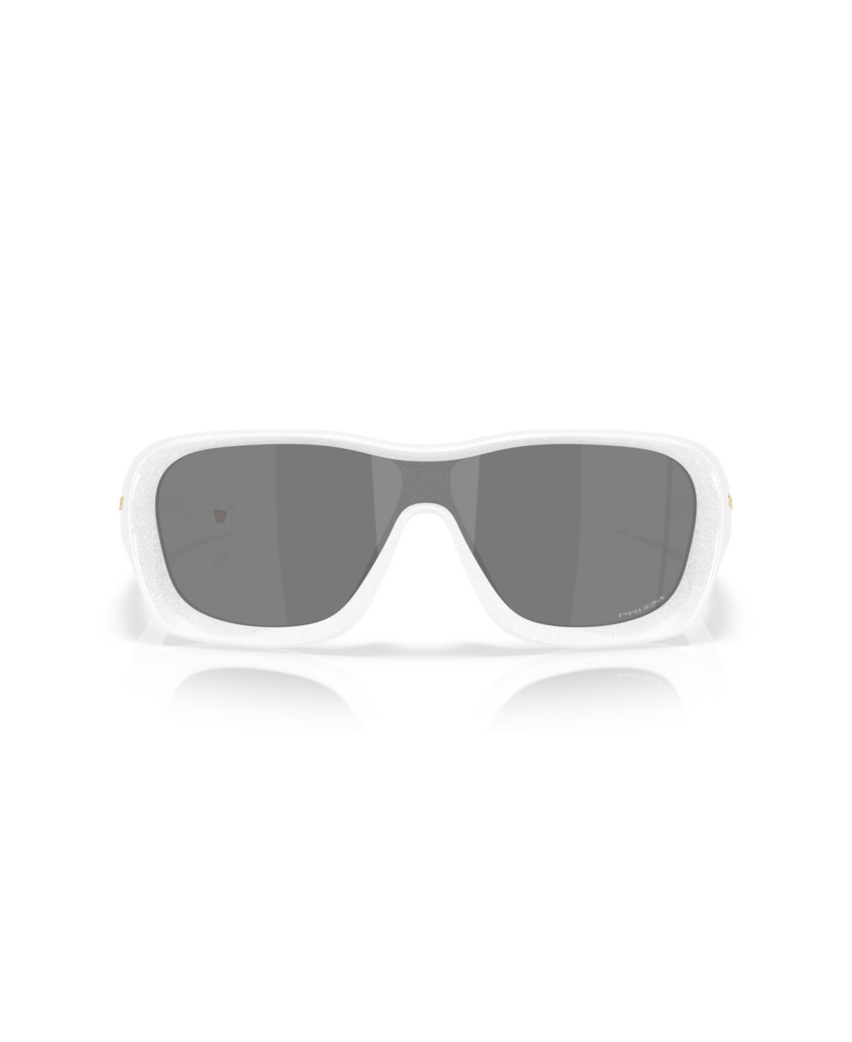 Oakley Full Rim Rectangular Sunglasses In White